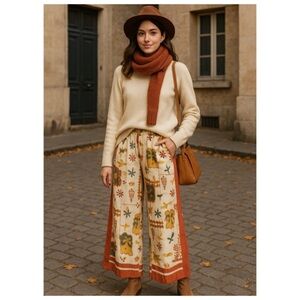 61. J. Mclaughlin Sweater Effortless Boho Cold Season Outfit SET